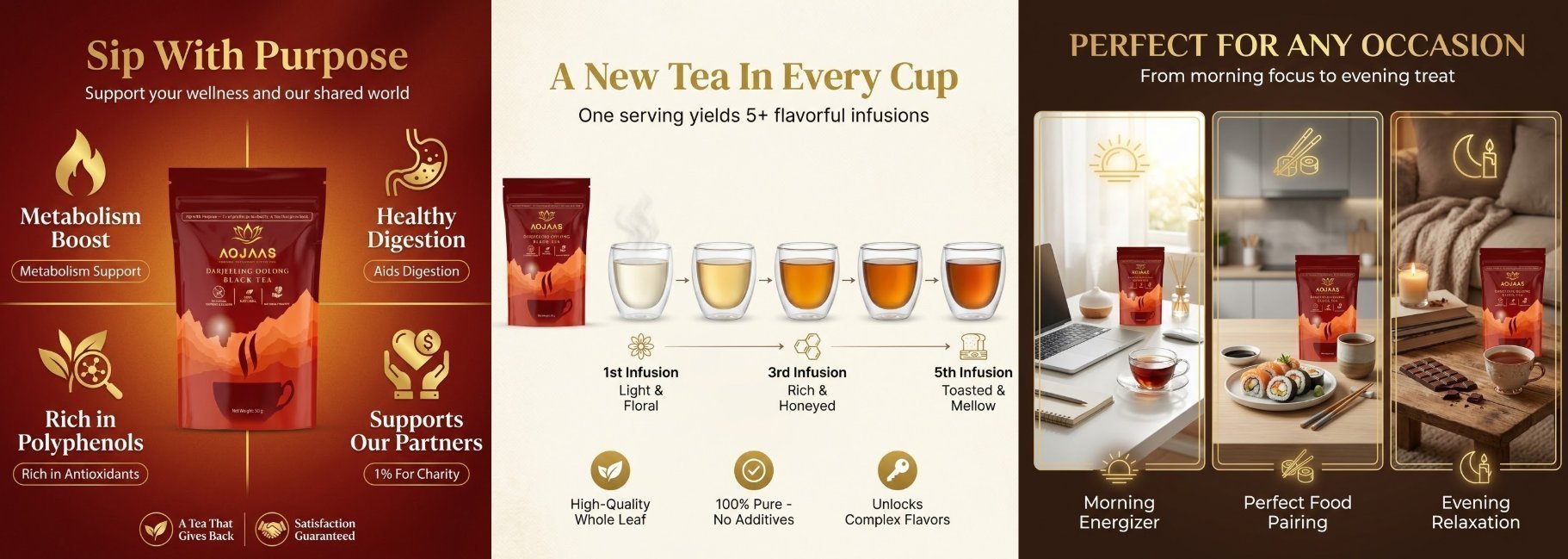 AOJAAS Luxury Tea Blends