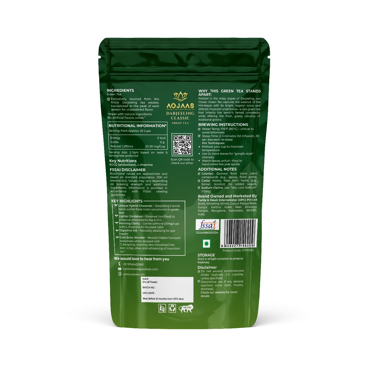 Darjeeling Classic Green