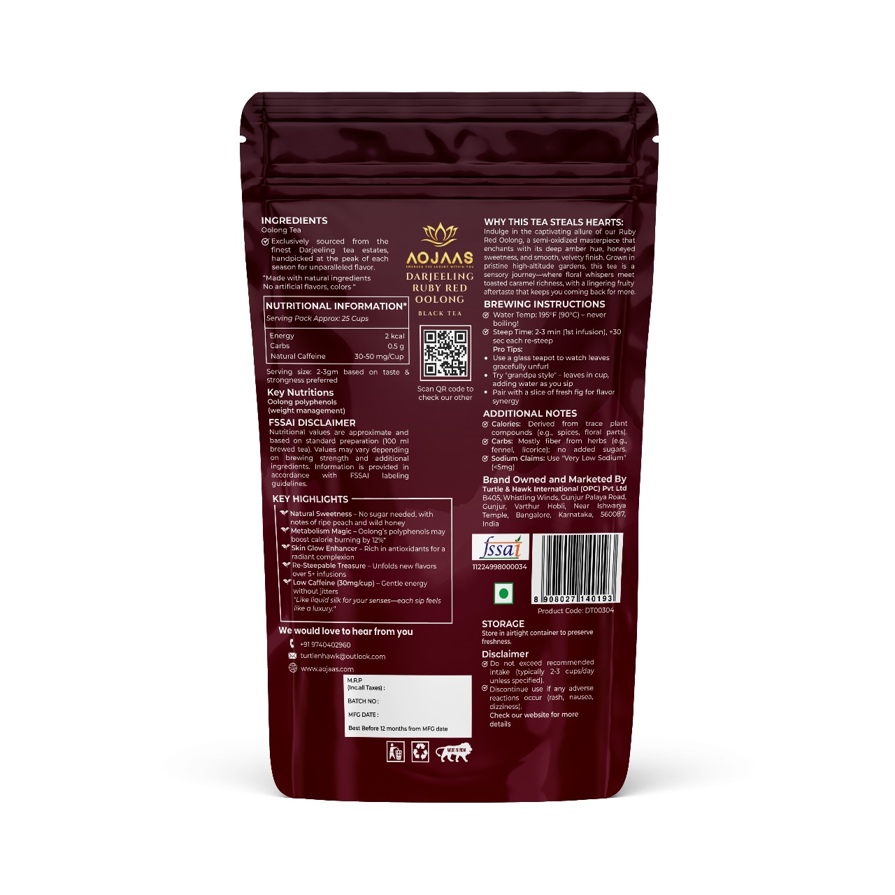 Ruby Red Oolong